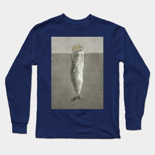 Revenge of the Whale Long Sleeve T-Shirt by Terry Fan
